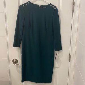 NWT Ralph Lauren  dark green dress
